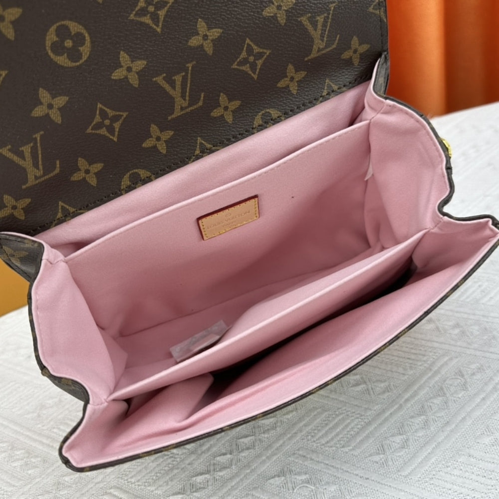 Louis Vuitton Pochette Métis Monogram Coated Canvas 25Cm M47203