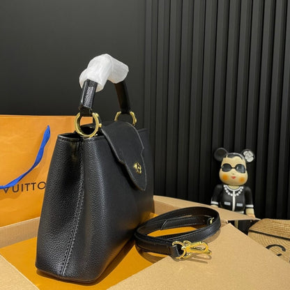 Louis Vuitton Capucines BB Bag Black 27Cm M94755