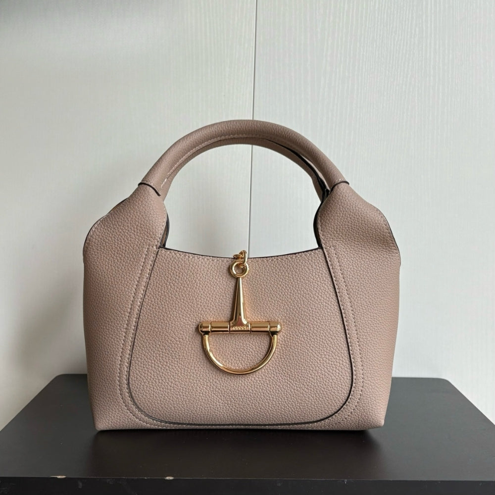 Gucci Softbit Maxi Medium Top Handle Bag Light Pink 27Cm