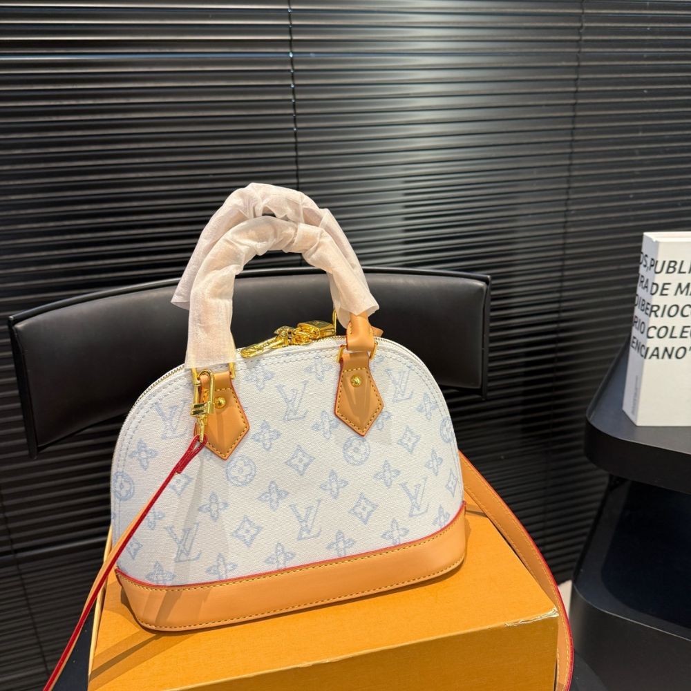 Louis Vuitton Alma BB Monogram Origine Bleu Courrier 24Cm M27526