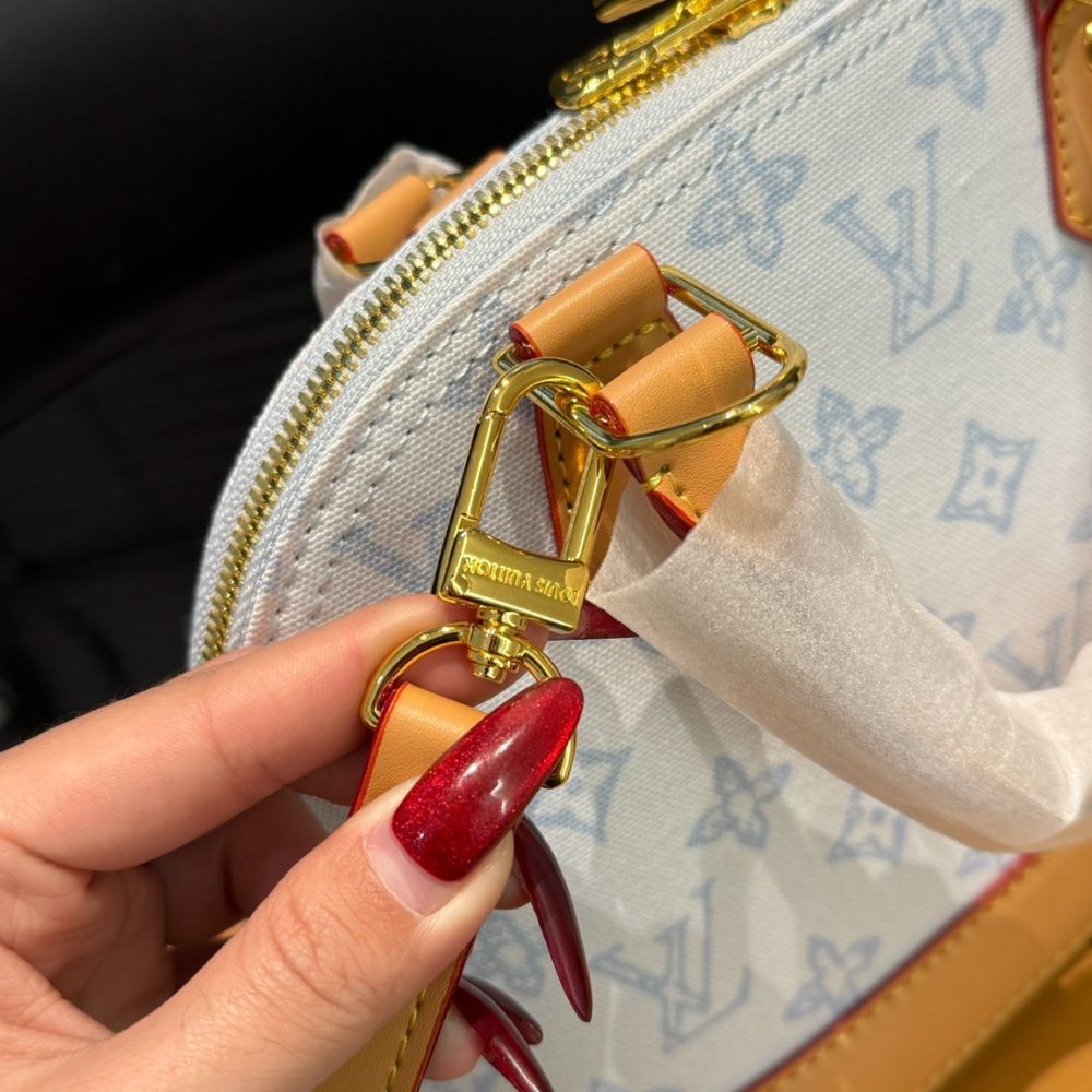 Louis Vuitton Alma BB Monogram Origine Bleu Courrier 24Cm M27526