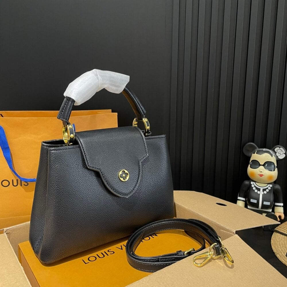Louis Vuitton Capucines BB Bag Black 27Cm M94755