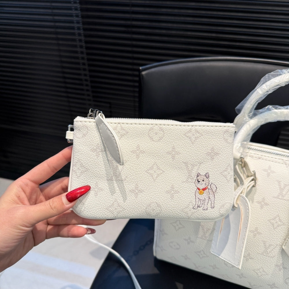 Louis Vuitton Speedy P9 Bandoulière 30 In White 30Cm