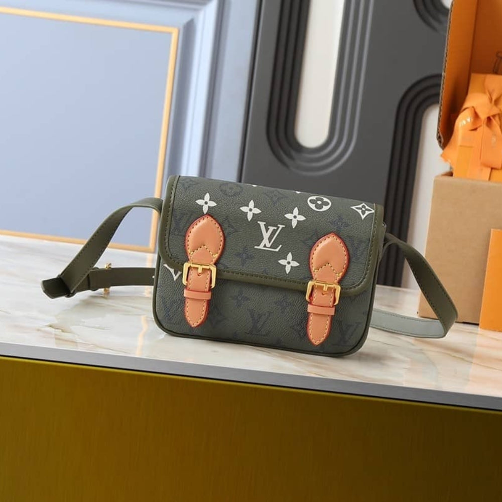Louis Vuitton Satchel Wearable Wallet Khaki 19Cm M26969