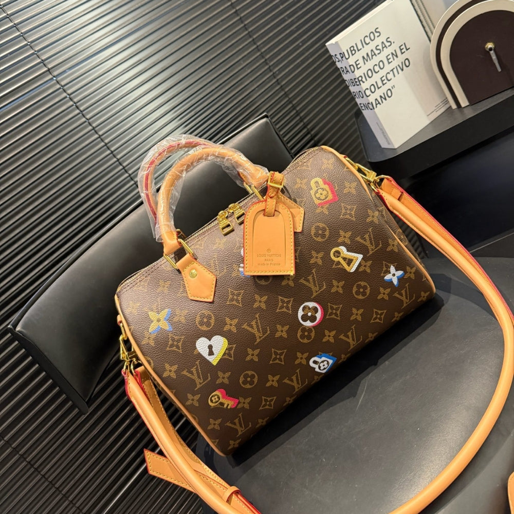 Louis Vuitton Speedy Bandoulière 30 In Monogram Canvas Brown 30Cm