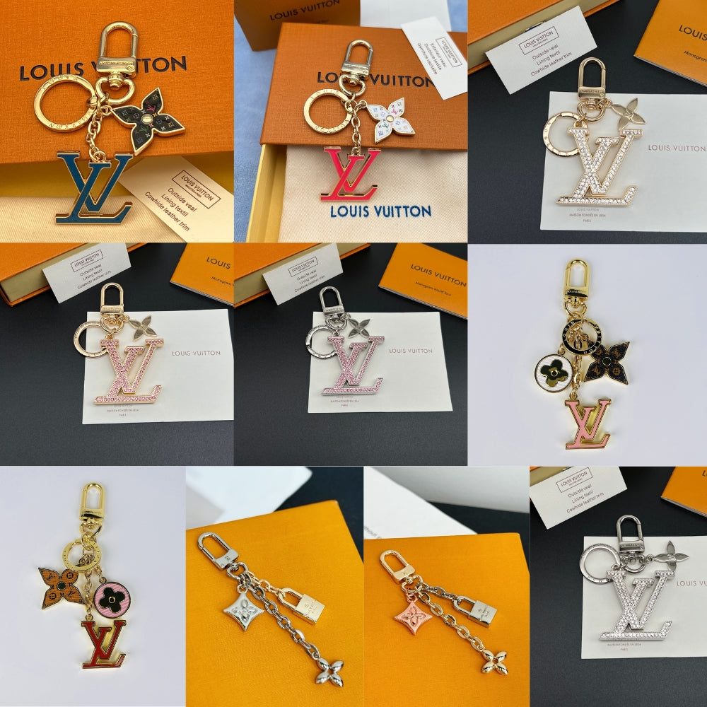 Louis Vuitton Lv Logo Bag Charms Key Holder