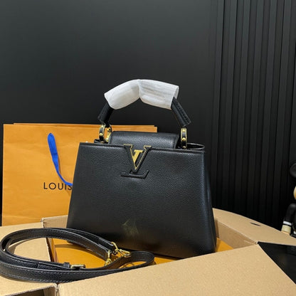 Louis Vuitton Capucines BB Bag Black 27Cm M94755