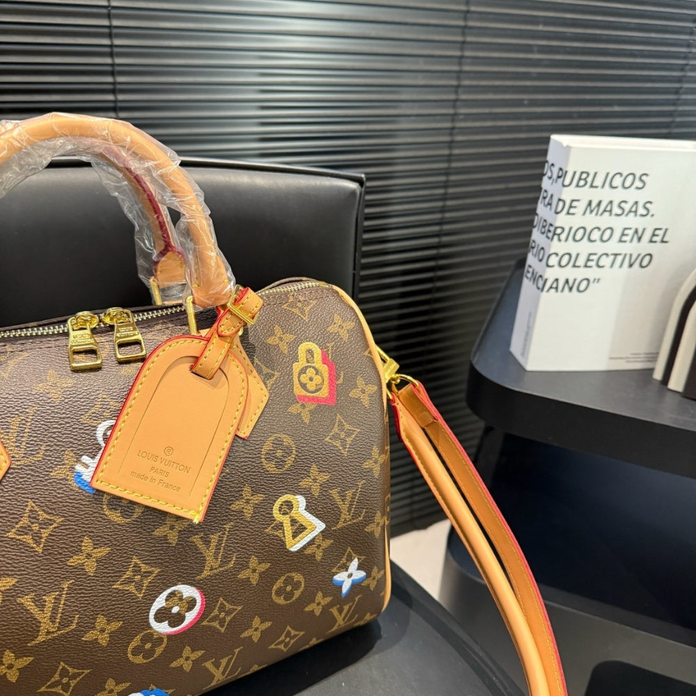 Louis Vuitton Speedy Bandoulière 30 In Monogram Canvas Brown 30Cm