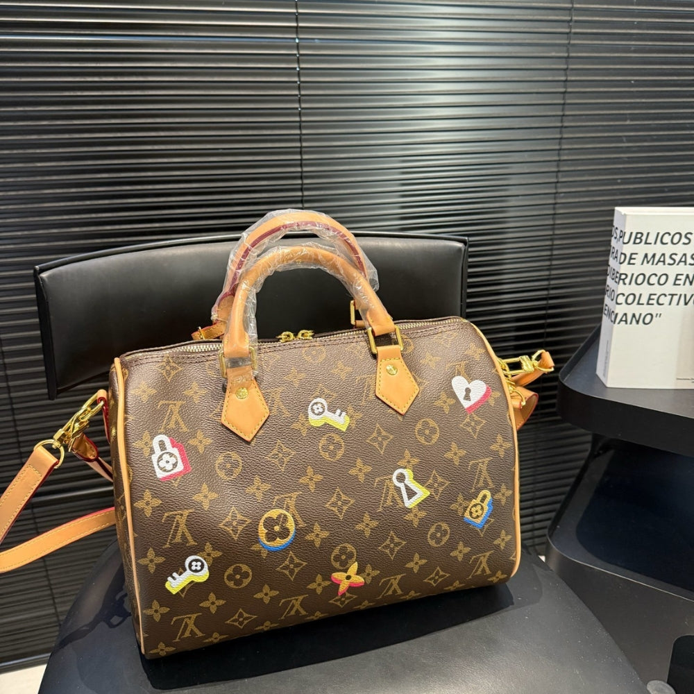 Louis Vuitton Speedy Bandoulière 30 In Monogram Canvas Brown 30Cm