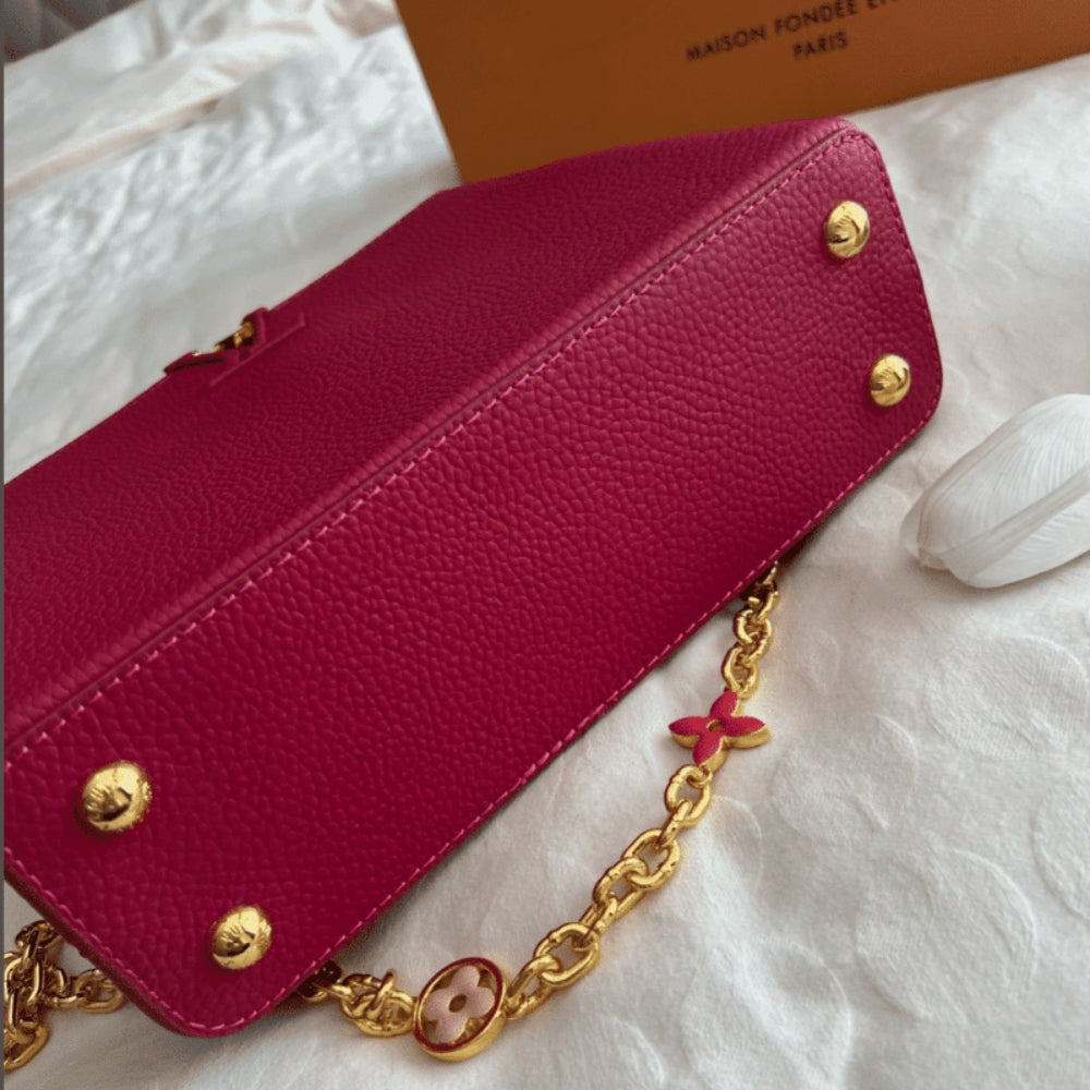 Louis Vuitton Capucines Dark Pink 27Cm M20845