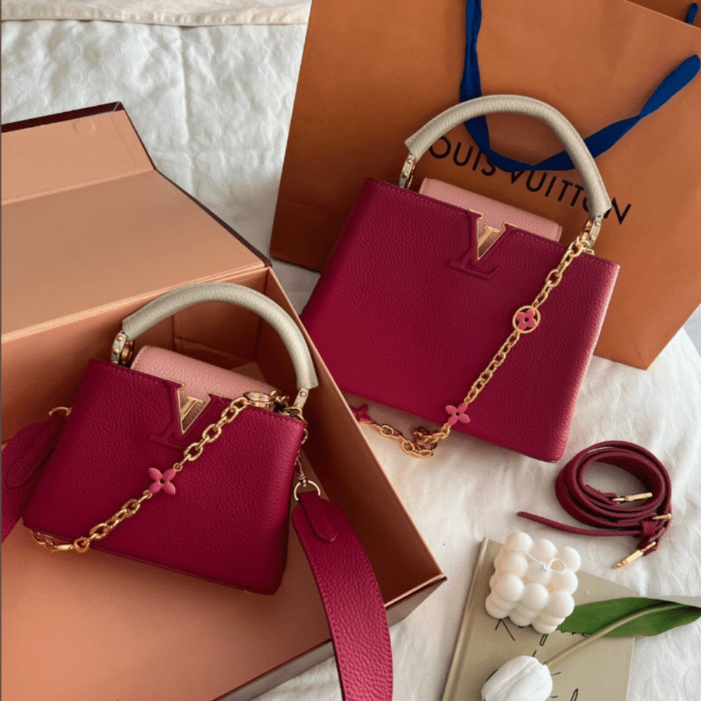 Louis Vuitton Capucines Dark Pink 27Cm M20845