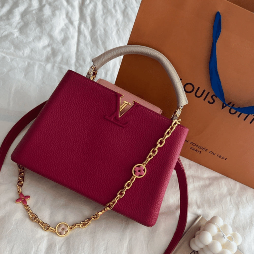 Louis Vuitton Capucines Dark Pink 27Cm M20845