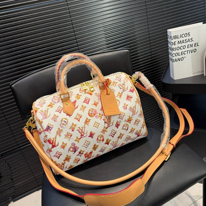 Louis Vuitton Aquarelle Watercolor Speedy 35 White 30Cm