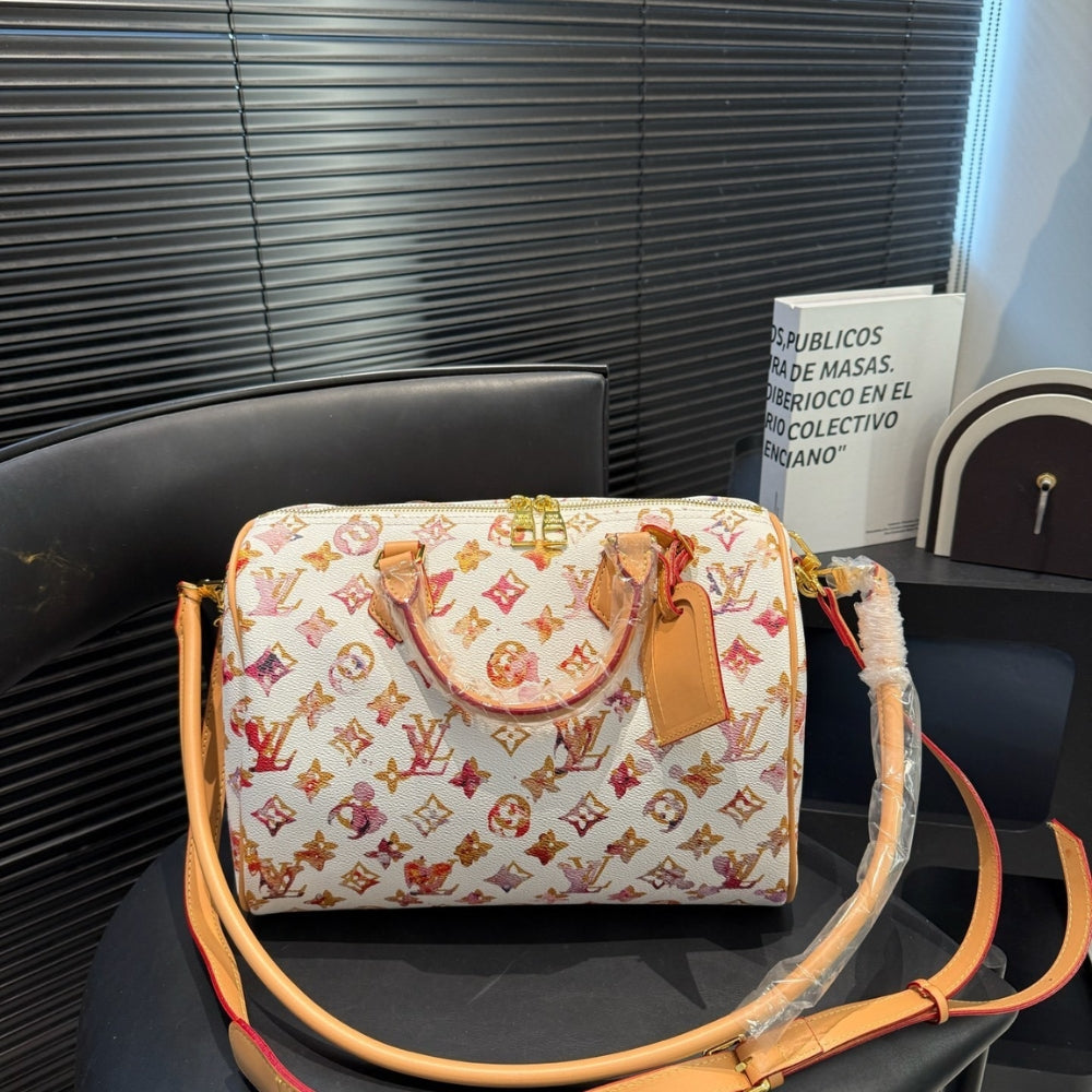 Louis Vuitton Aquarelle Watercolor Speedy 35 White 30Cm