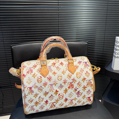 Louis Vuitton Aquarelle Watercolor Speedy 35 White 30Cm