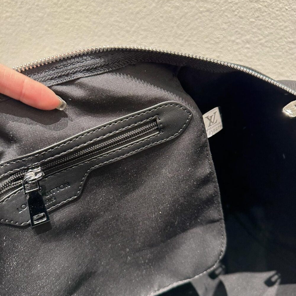 Louis Vuitton Keepall Bandoulière 50 Black 50Cm M44810