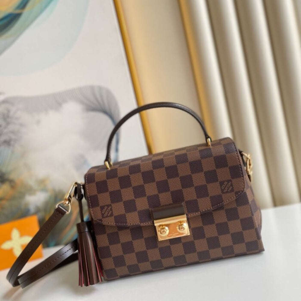 Louis Vuitton Damier Ebene Croisette 25Cm N53000