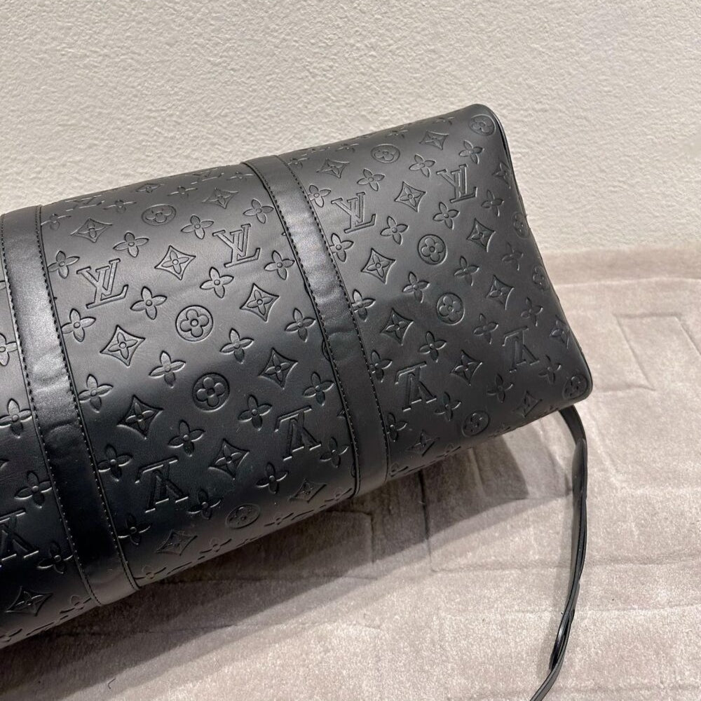 Louis Vuitton Keepall Bandoulière 50 Black 50Cm M44810
