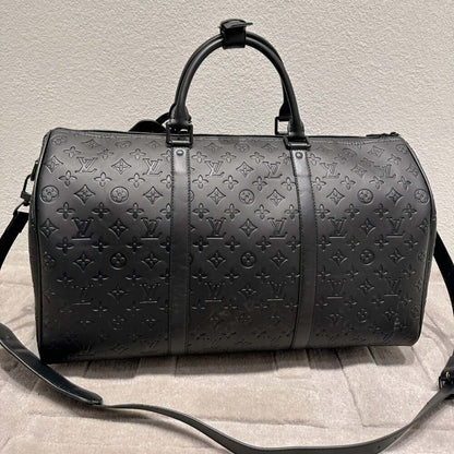 Louis Vuitton Keepall Bandoulière 50 Black 50Cm M44810