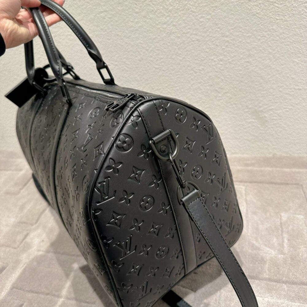 Louis Vuitton Keepall Bandoulière 50 Black 50Cm M44810