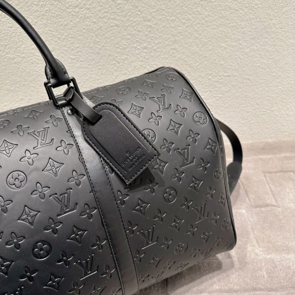 Louis Vuitton Keepall Bandoulière 50 Black 50Cm M44810