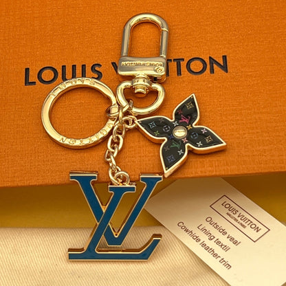 Louis Vuitton Lv Logo Bag Charms Key Holder
