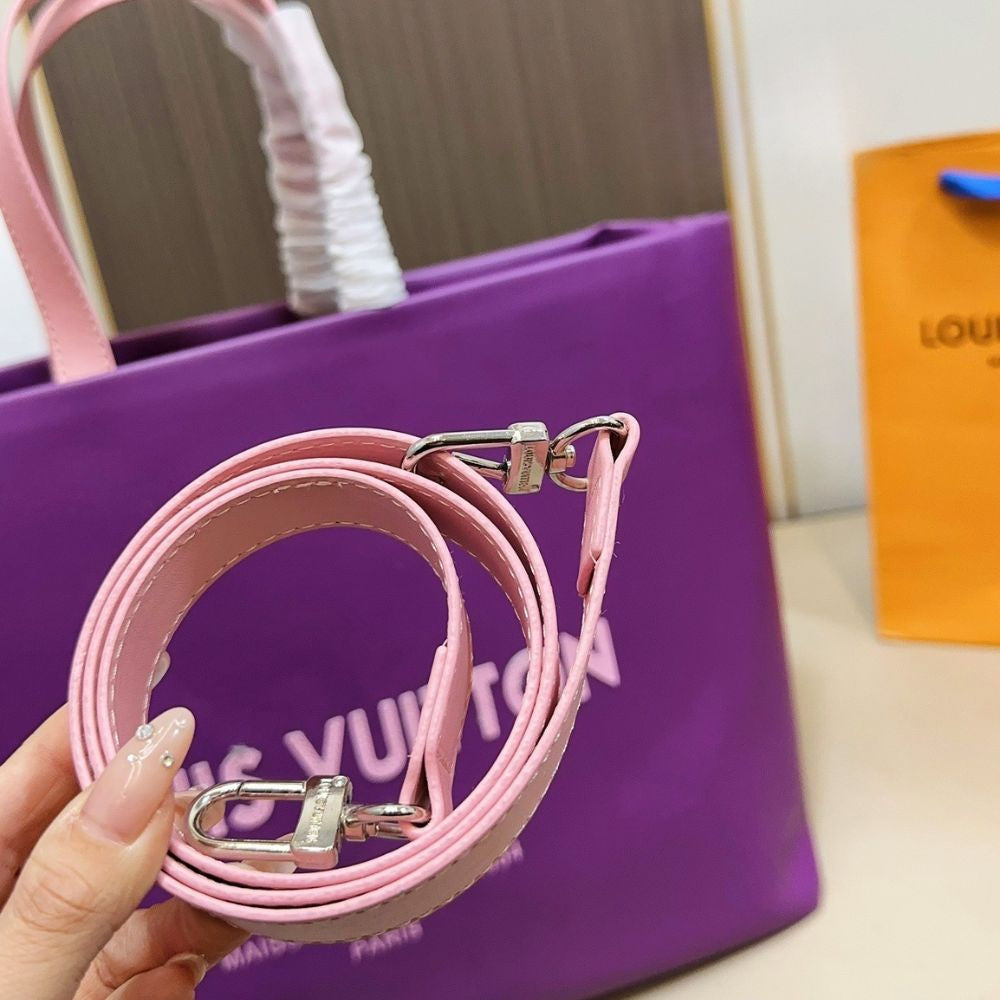Louis Vuitton MM Shopper Tote Bag Violet 41Cm