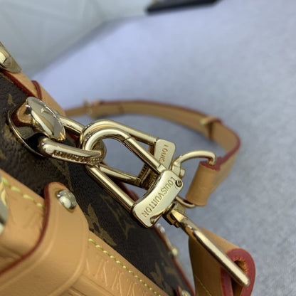 Louis Vuitton Side Trunk Monogram Brown 21Cm M46358
