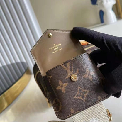 Louis Vuitton Utility Crossbody Bag Brown 18Cm M80446