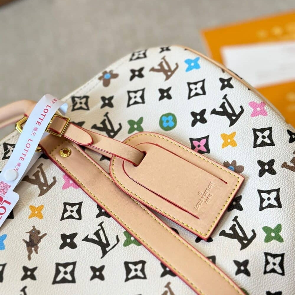 Louis Vuitton Keepall Bandoulière Vanilla 40Cm M25233