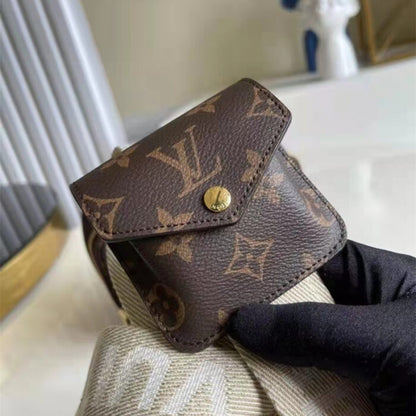 Louis Vuitton Utility Crossbody Bag Brown 18Cm M80446