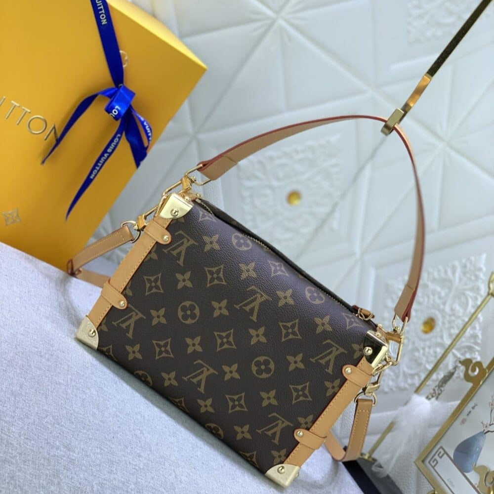 Louis Vuitton Side Trunk Monogram Brown 21Cm M46358