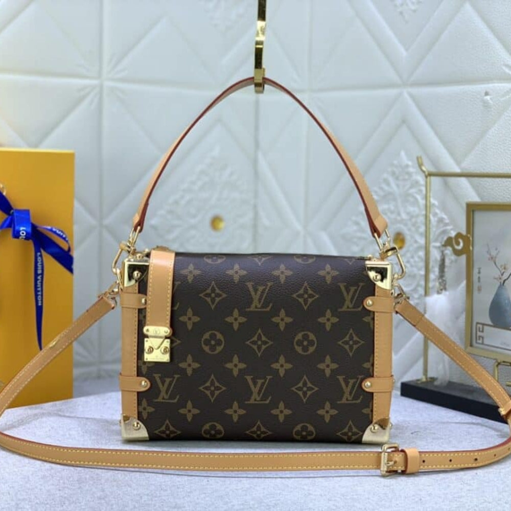 Louis Vuitton Side Trunk Monogram Brown 21Cm M46358