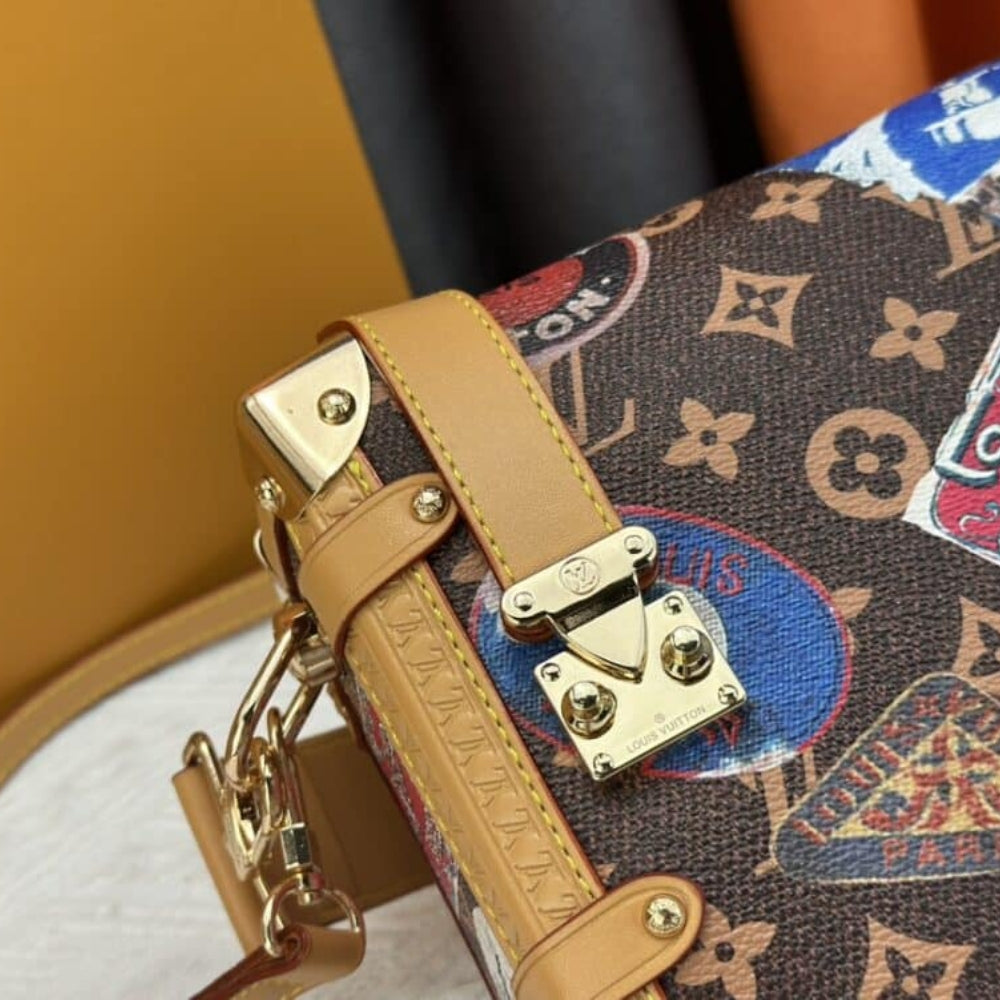 Louis Vuitton Side Trunk MM Flight Mode Gaston Monogram 21Cm M47085