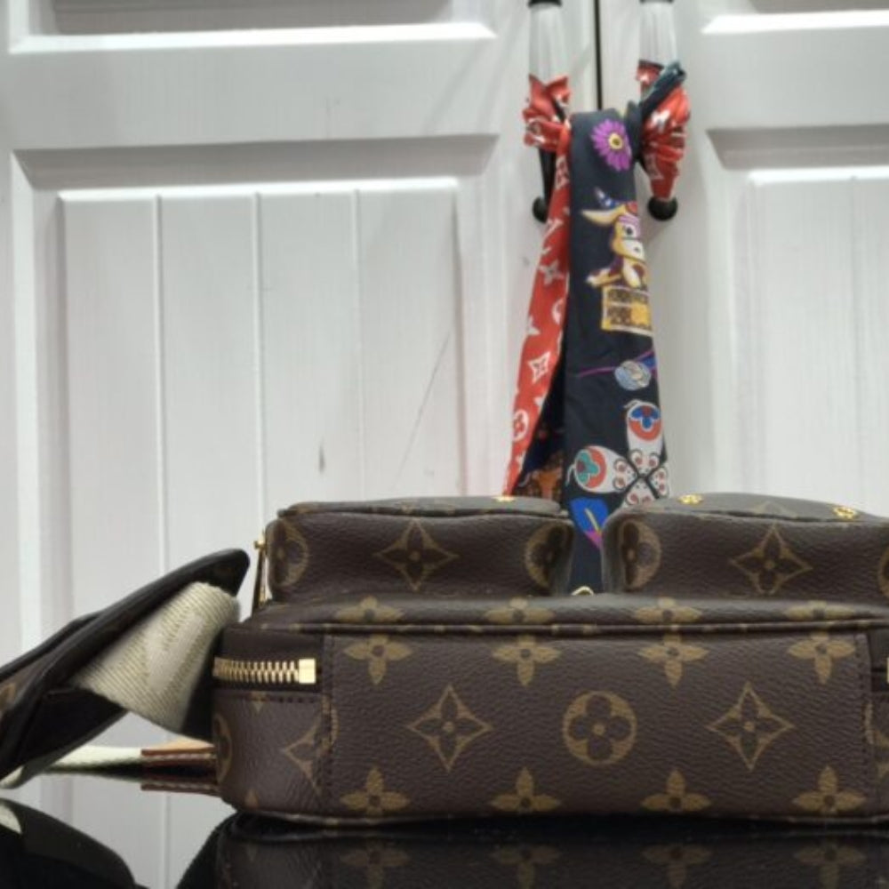 Louis Vuitton Utility Crossbody Bag Brown 18Cm M80446
