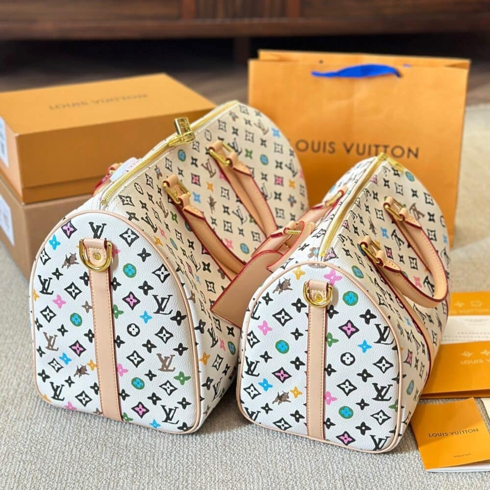 Louis Vuitton Keepall Bandoulière Vanilla 40Cm M25233