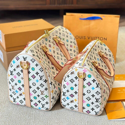 Louis Vuitton Keepall Bandoulière Vanilla 40Cm M25233