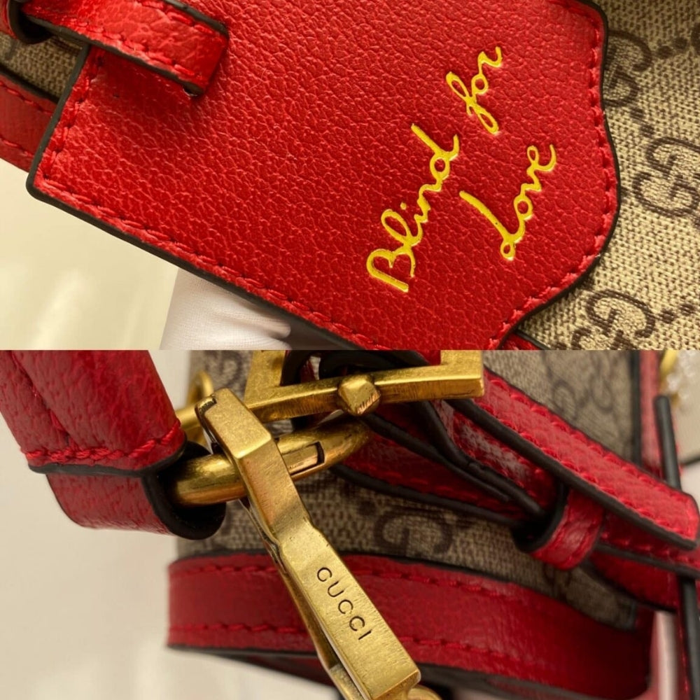 Gucci Queen Margaret GG Small Top Handle Bag Red 25Cm