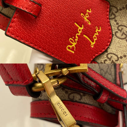 Gucci Queen Margaret GG Small Top Handle Bag Red 25Cm