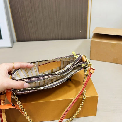 Louis Vuitton Pochette Liv Monogram Origine Light Brown 24Cm