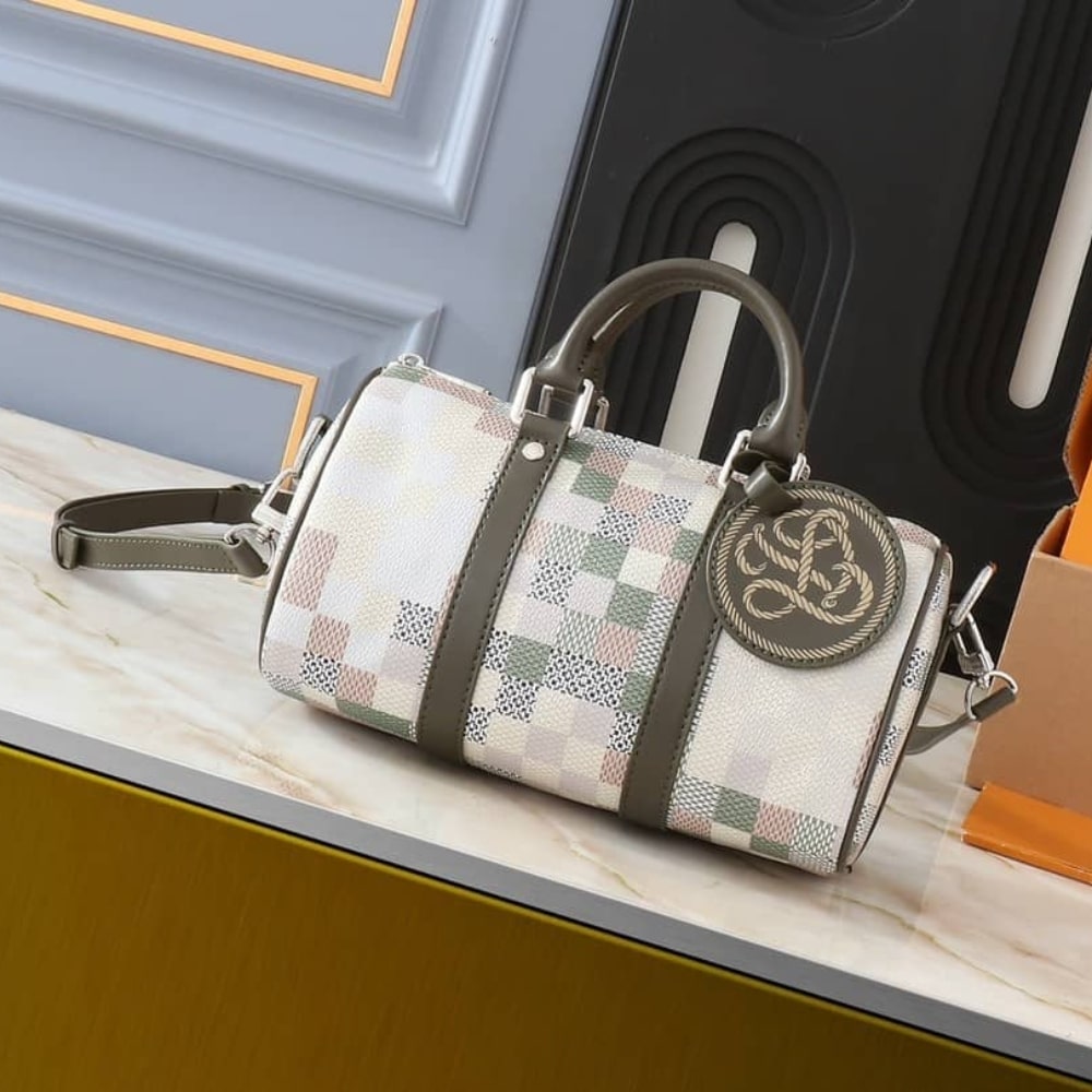 Louis Vuitton Keepall 25 Snakoflage Damier Green 25Cm