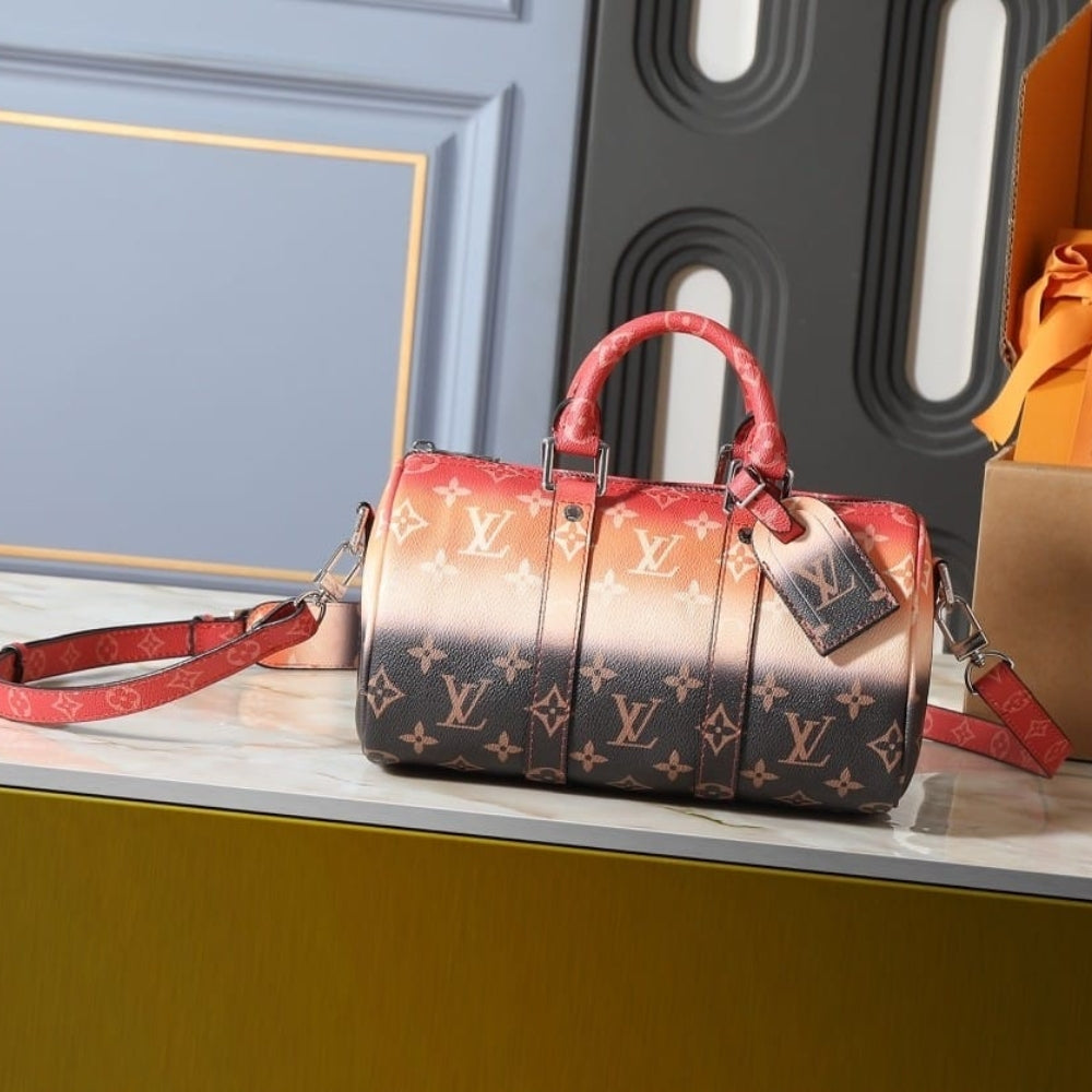 Louis Vuitton Keepall Bandoulière 25 Orange 25Cm M28074