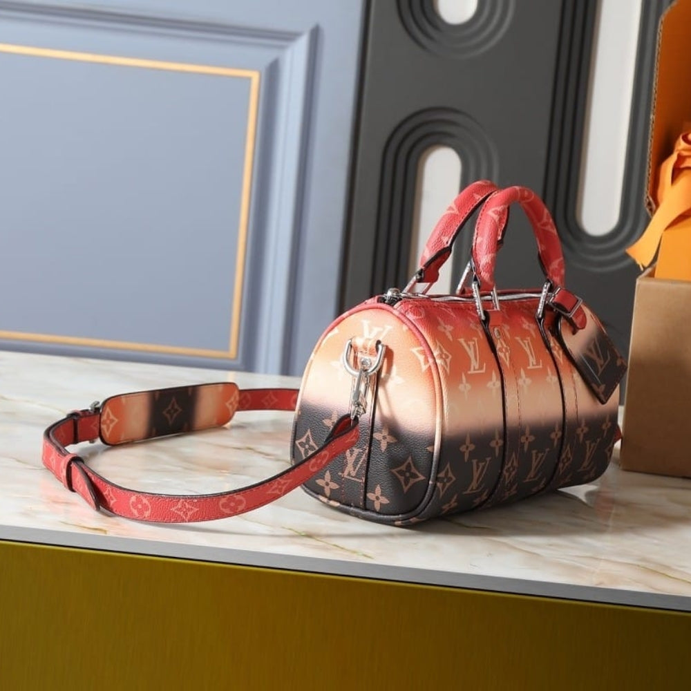 Louis Vuitton Keepall Bandoulière 25 Orange 25Cm M28074