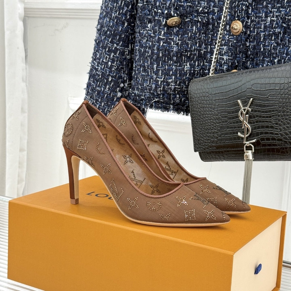 Louis Vuitton Gala Pump Brown 1AIFJD