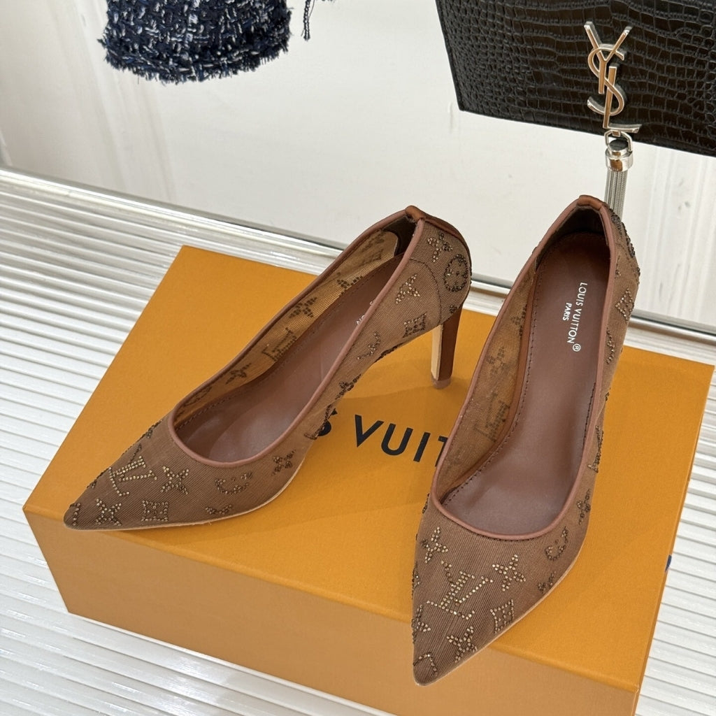 Louis Vuitton Gala Pump Brown 1AIFJD
