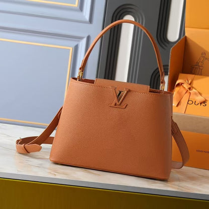 Louis Vuitton Capucines MM Souple Cognac 33Cm M14371