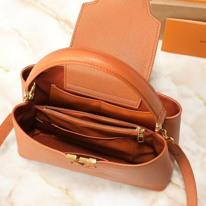 Louis Vuitton Capucines MM Souple Cognac 33Cm M14371
