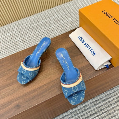 Louis Vuitton 6AM Mule Denim Blue 1ADIEX