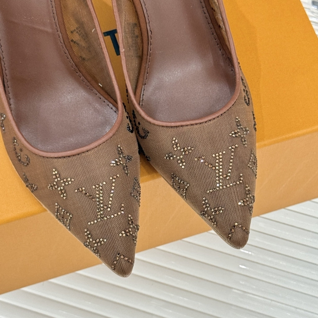Louis Vuitton Gala Pump Brown 1AIFJD