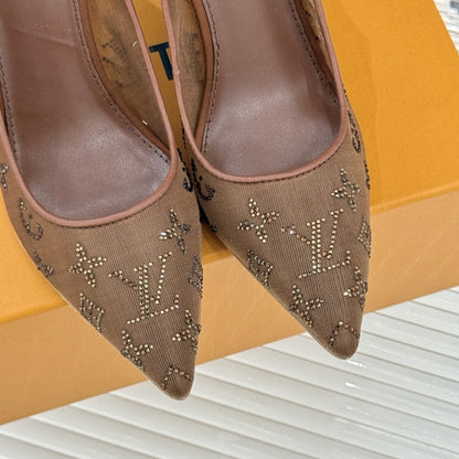 Louis Vuitton Gala Pump Brown 1AIFJD